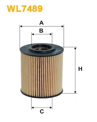 WIX FILTERS wl7489 -  Фильтр масляный двигателя